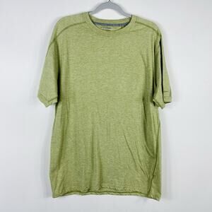 Exofficio Size Large Dri-Release Crew Neck Short Sleeve Tee T-Shirt Green